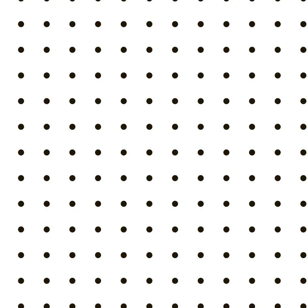 Geometrische patroon zwarte stippen op een witte achtergrond, Abstract vector naadloze textuur — Stockvector