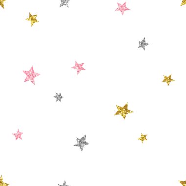 Parlak yıldız seamless modeli