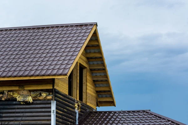 Schönes Dach Des Großen Hauses — Stockfoto