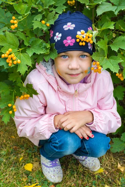 少女の秋の肖像 — ストック写真