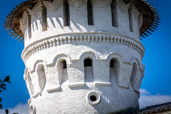 Stary wysoki wieża z zamku — Zdjęcie stockowe