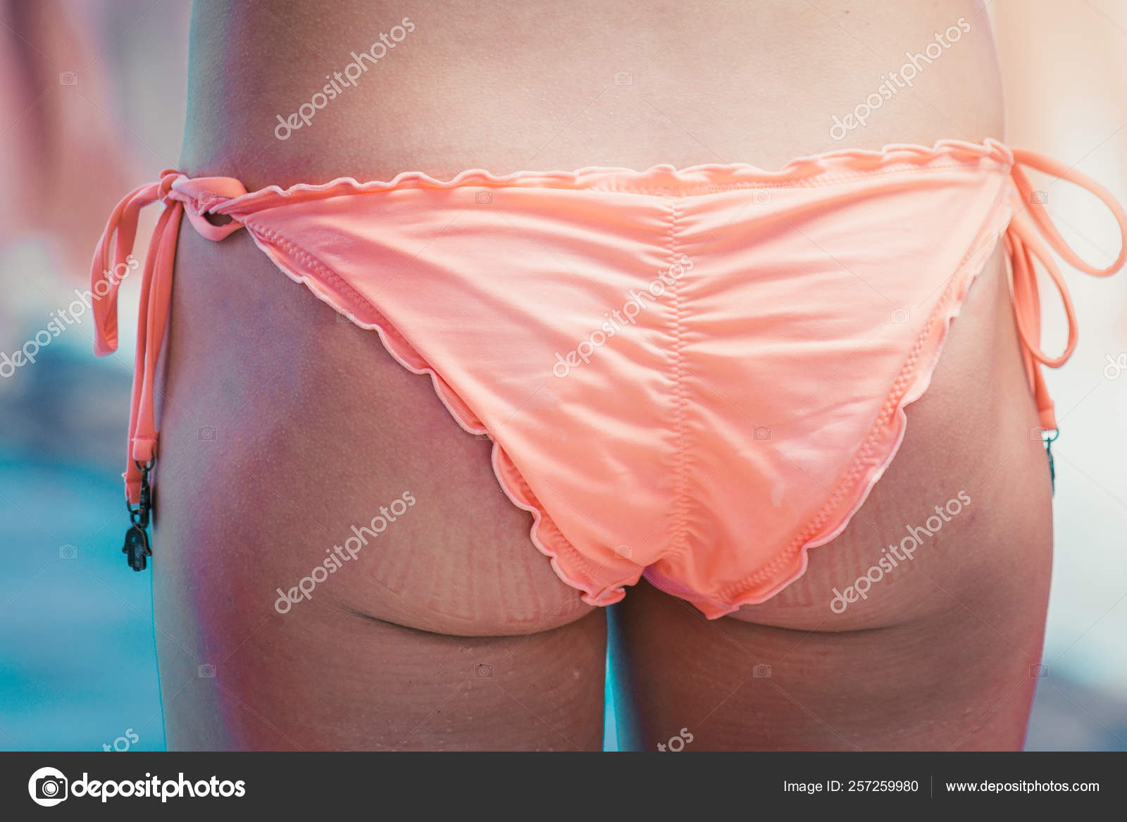 Beautiful Female Butt Panties Beach Stock Photo by ©Tagwaran 257259980