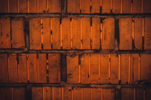 Cihlová zeď v sauně — Stock fotografie