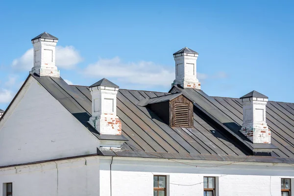 Beautiful House Roof Blue Sky — Stock Photo, Image