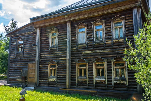 Construcción Casa Madera Antigua — Foto de Stock