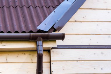 Demir boru görünümü.