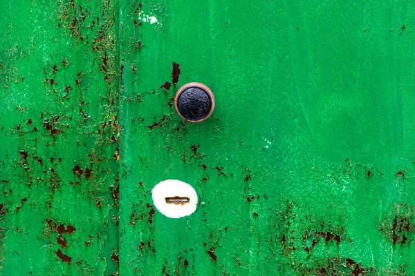 Punho Porta Ferro Para Abrir Fechar Portas — Fotografia de Stock