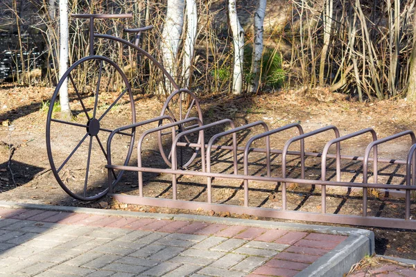 Estacionamento Vazio Para Bicicleta — Fotografia de Stock