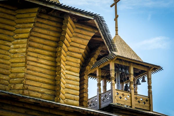 Igreja cristã de madeira velha — Fotografia de Stock
