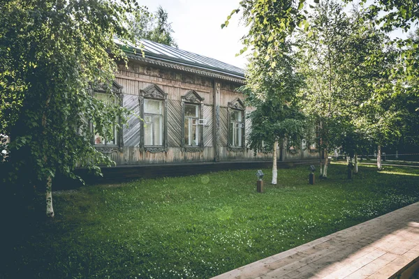 Alter Holzhausbau — Stockfoto