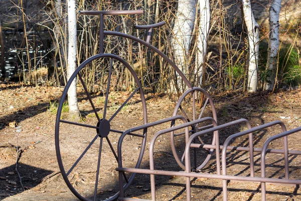 Пустой Паркинг Велосипеда — стоковое фото