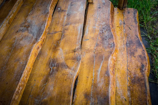 Old Wooden Stairs Outdoor — Stock Photo, Image