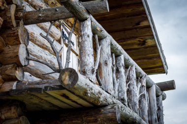 Eski bir ortaçağ evi.