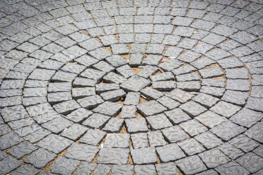 Gri tuğlalardan tuğla. Arka plan.