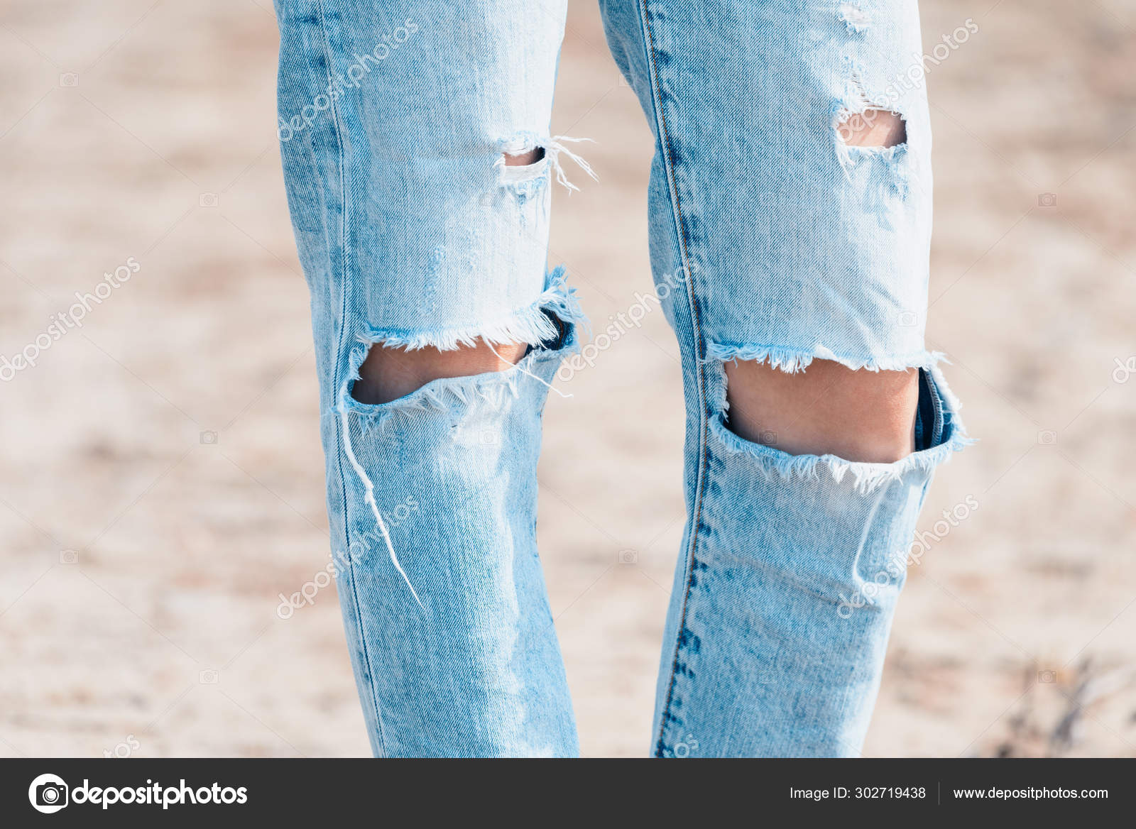 holey jeans