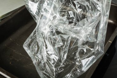 Fırında turşu ve kavurma için şeffaf torba.