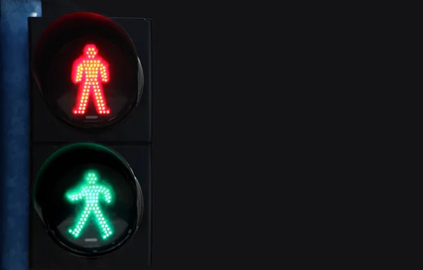 New life concept, Traffic Signals Warning with the BLANK Background.