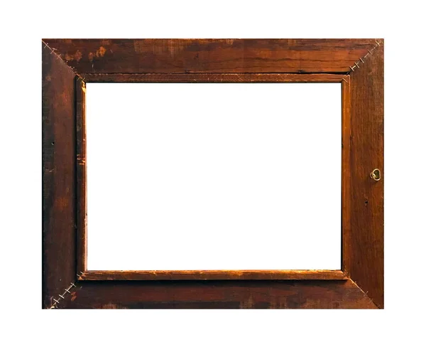 Isolated Photo Frame, Golden Antique Photo Frame. — Stock Photo, Image