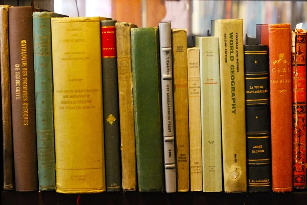 Istanbul, Istiklal Street / Turchia 15.05.2019: Collezioni di libri antichi, Bookshelf View . — Foto Stock