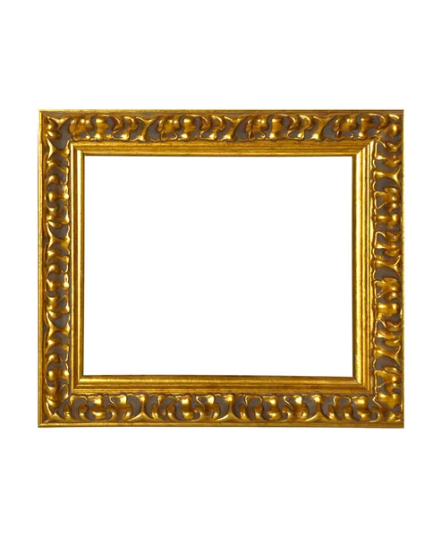 İzole Fotoğraf Çerçevesi, Altın Antik Fotoğraf Çerçevesi.