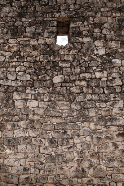 Machu Picchu stone wall close-up texture