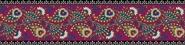 Indische klassische Paisley-Borte — Stockfoto