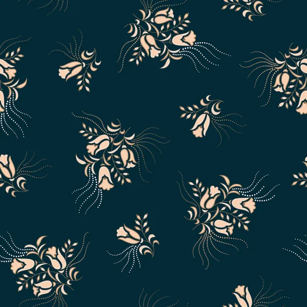 Seamless floral flower pattern — Stock Photo, Image