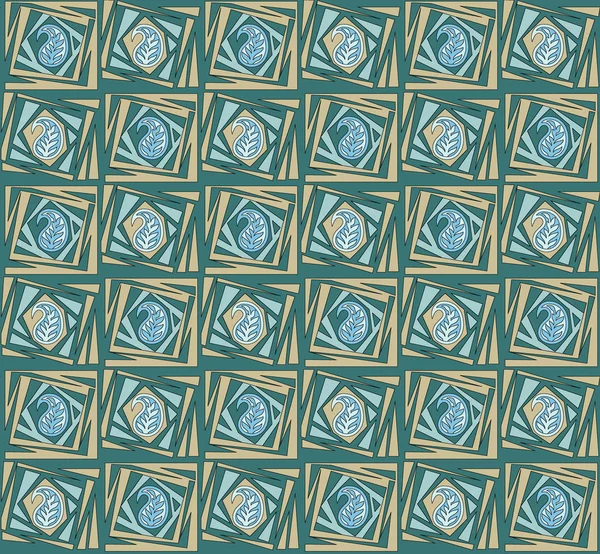 Nahtloses einzigartiges Paisley-Muster — Stockfoto