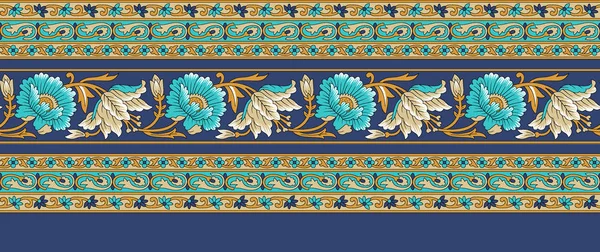 dikişsiz çiçek geleneksel Hint sınırı