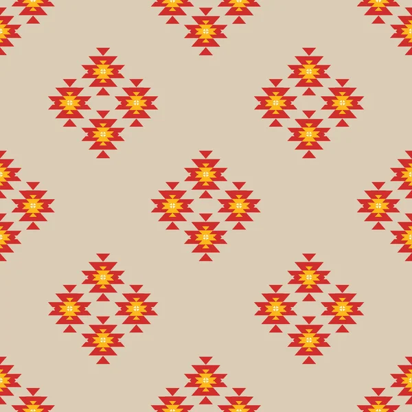 Varrat nélküli geometriai ikat mintás — Stock Fotó