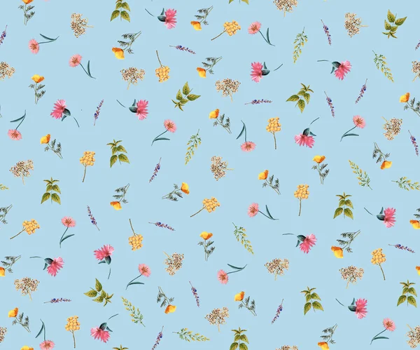 Seamless floral flower pattern — Stock Photo, Image
