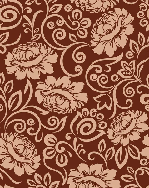 Patrón de diseño floral vintage sin costuras — Foto de Stock