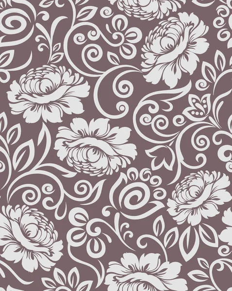 Patrón de diseño floral damasco vintage sin costuras — Foto de Stock