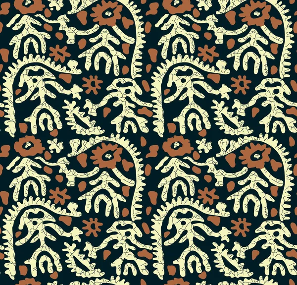 Sömlös traditionell batik design — Stockfoto