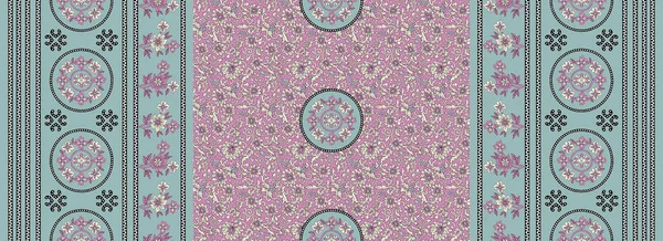 빈티지 기하학적 꽃 무늬 디자인 — 스톡 사진
