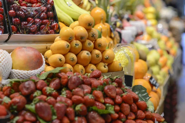 Frukt Marknadsstånd Moskva Ryssland — Stockfoto