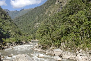 Peru Andes Urubamba Nehri.