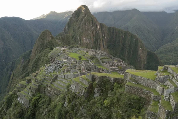 Cidade Inca Antiga Machu Picchu Peru — Fotografia de Stock