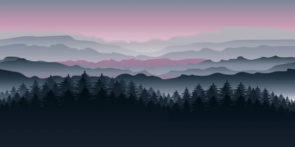 Paisaje rosa — Archivo Imágenes Vectoriales