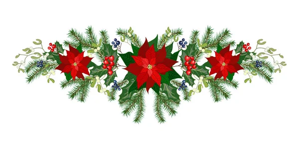 Świąteczne dekoracje świąteczne — Wektor stockowy