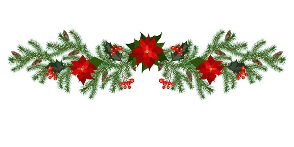 Decoraciones navideñas — Vector de stock