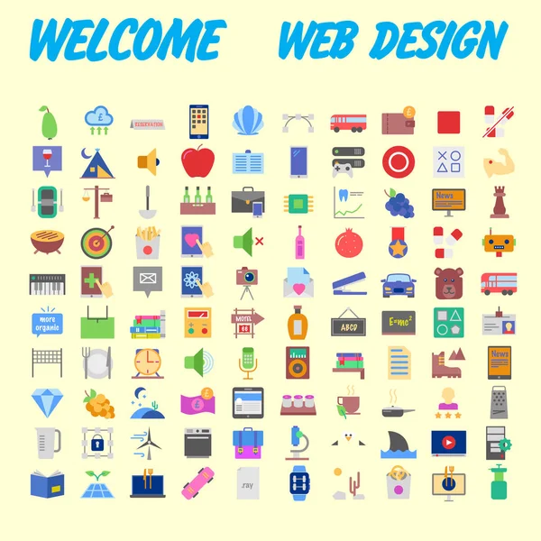 Set Icons Quality Universal Pack Big Icon Векторная Иллюстрация — стоковый вектор