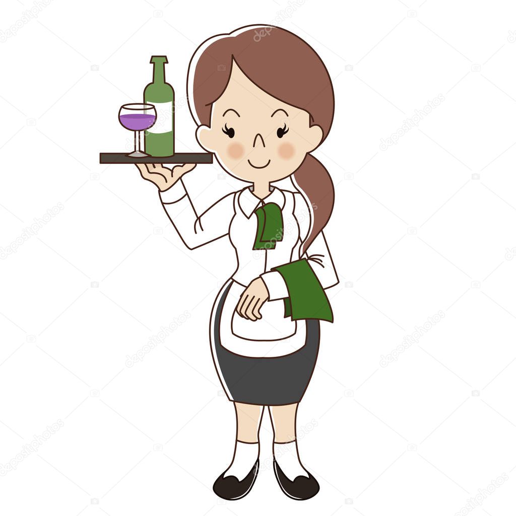 Occupation waitress.