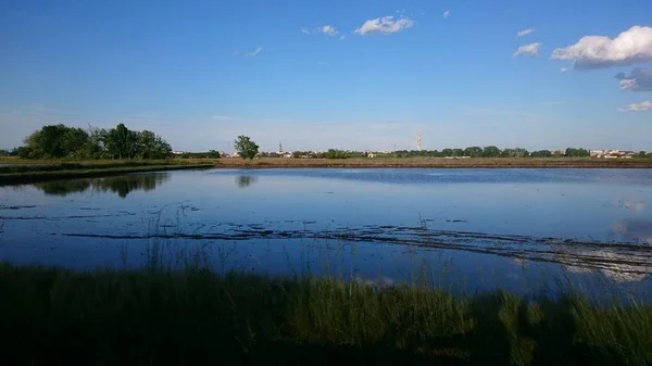 Beau Paysage Fluvial Clair — Photo