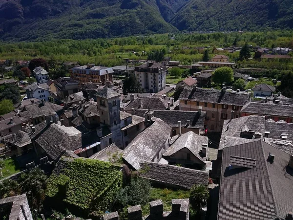 Vogogna Medieval Village Włochy — Zdjęcie stockowe