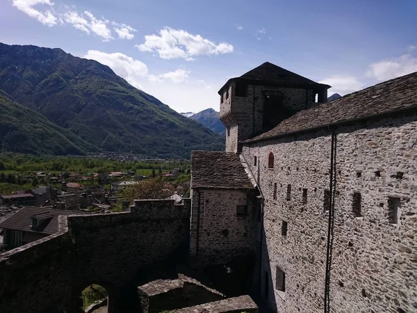 Vogogna Medieval Village Włochy — Zdjęcie stockowe