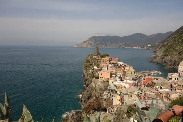 Manarola Paese Delle Cinque Terre Liguria Italia — Foto Stock