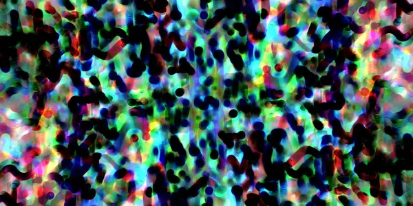 Symmetrie Reflectie Lichteffecten Neon Gloed Abstracte Onscherpe Achtergrond Kleurrijke Patroon — Stockfoto