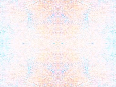 Simetri ve yansıma. Işık efektleri. Neon parıltısı. Soyut bulanık arka plan. Renkli desen.