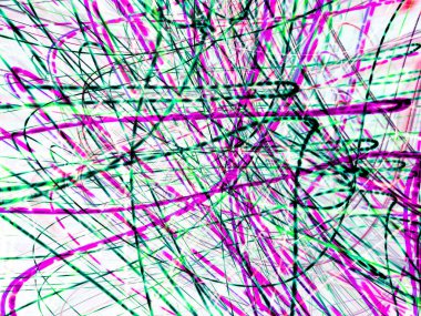 Hafif boyama. Neon parıltısı. Soyut bulanık arka plan. Renkli desen.